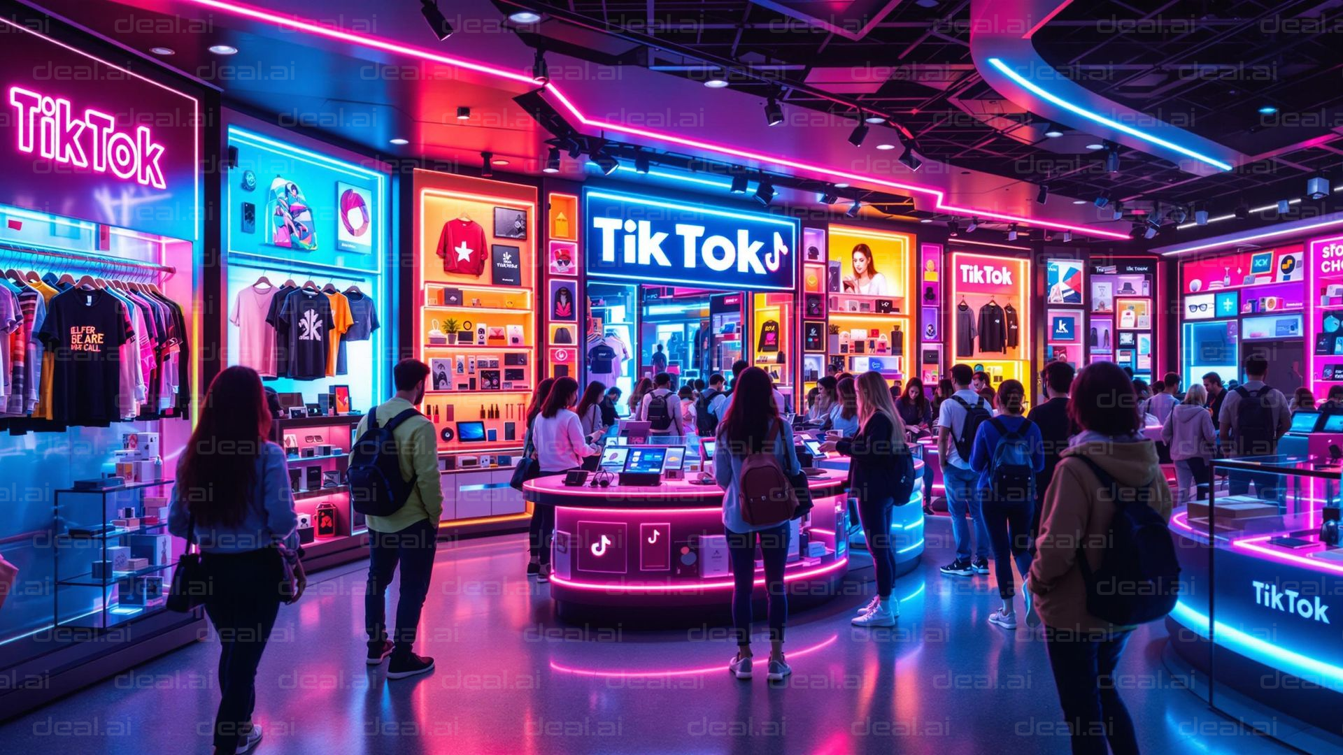 Vibrant TikTok Merchandise Store