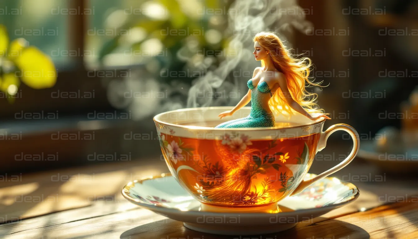 Mermaid in a Teacup Fantasy