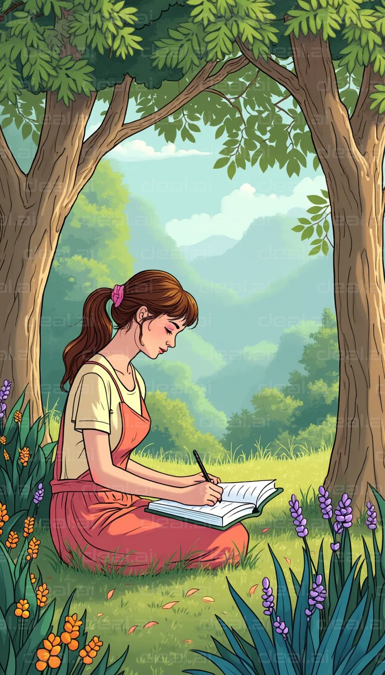 "Journaling in the Garden"