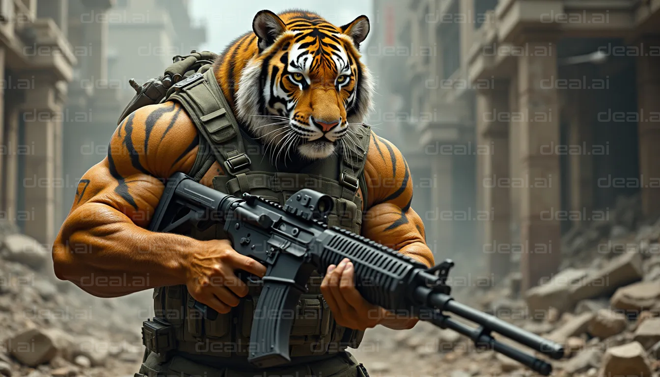 "Armored Tiger in Urban Warfare"