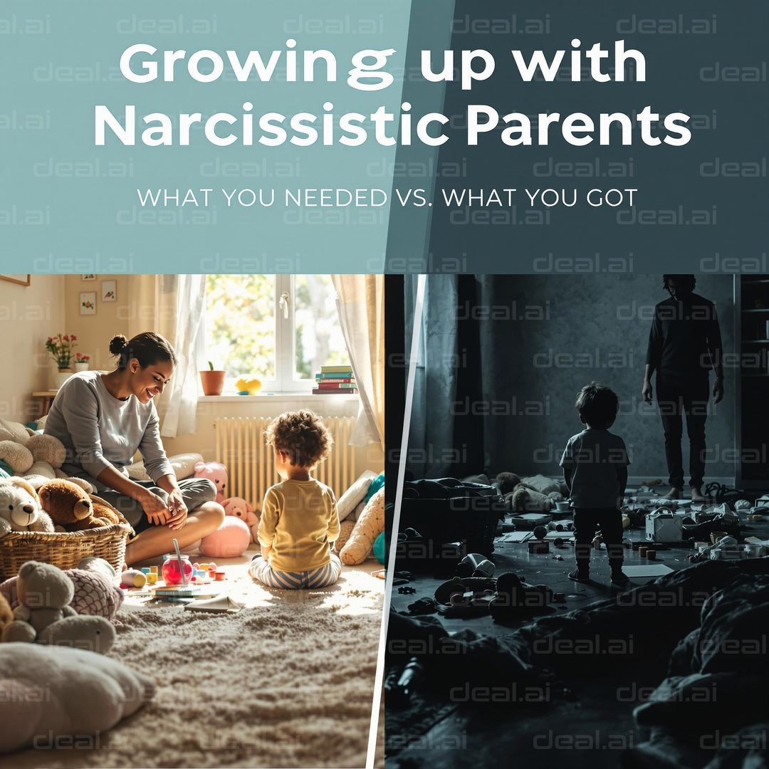 "Childhood Contrast: Needs vs. Reality"