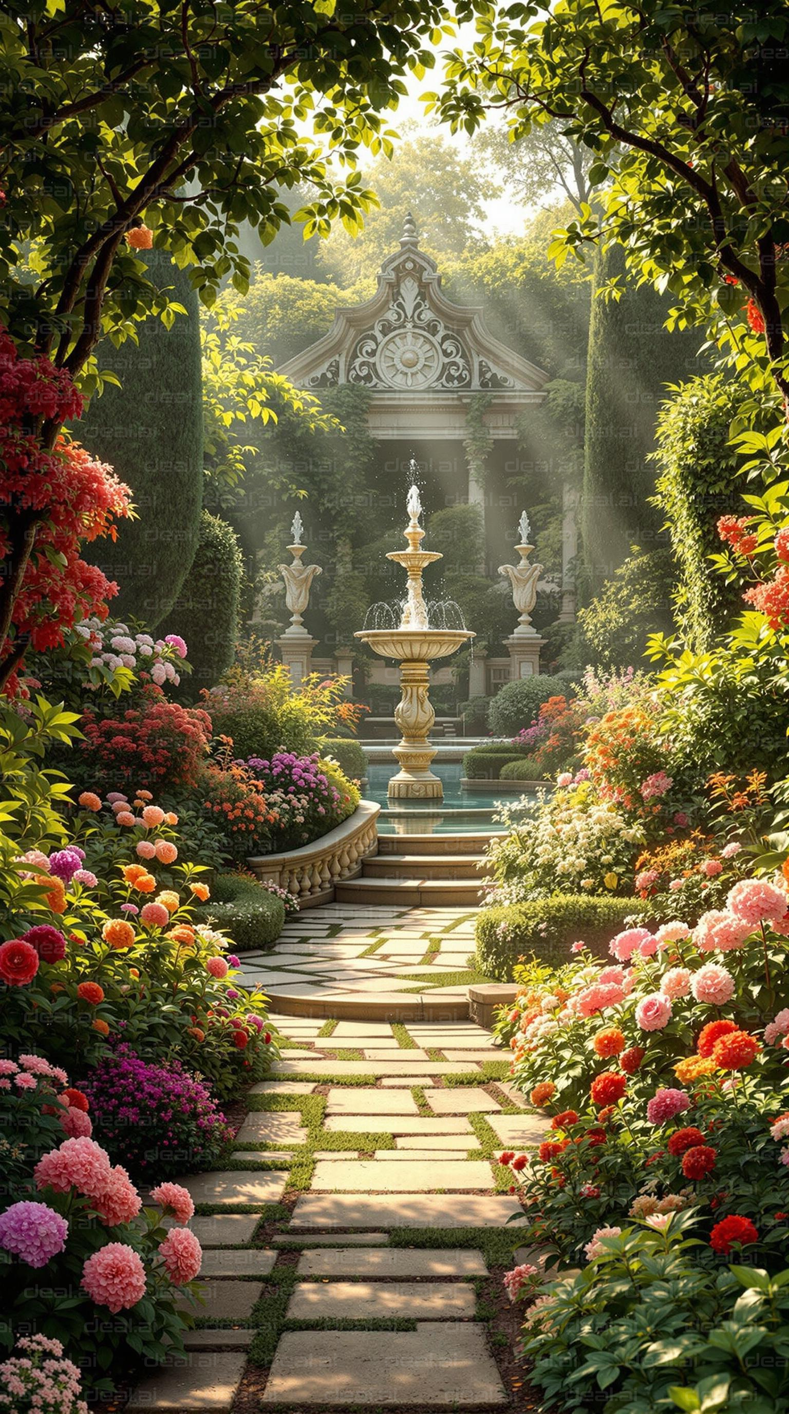 Enchanting Garden Pathway