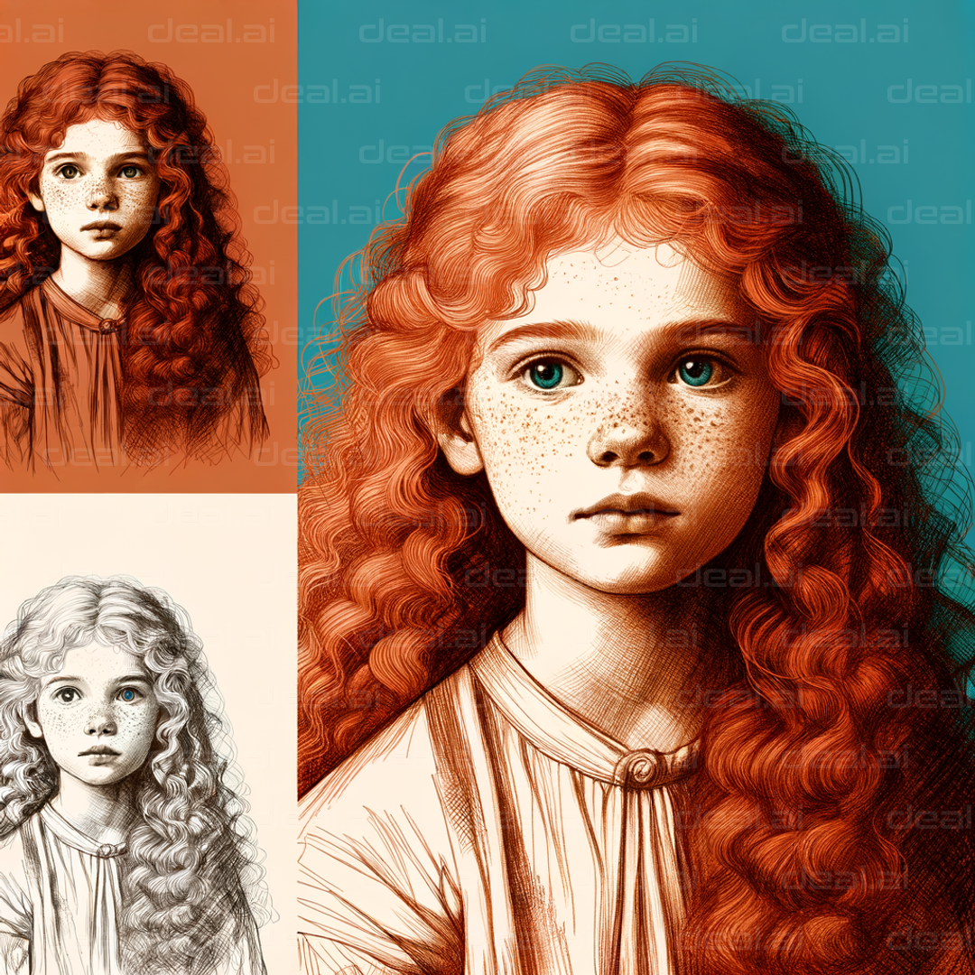 "Portraits of a Girl with Red Curls"