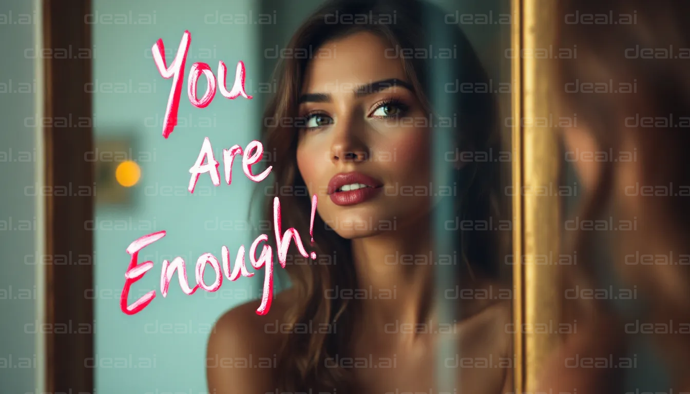 "You Are Enough: Mirror Reflection"