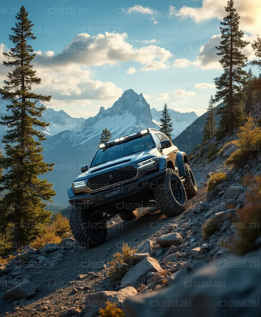 Off-Road Adventure in Mountain Terrain