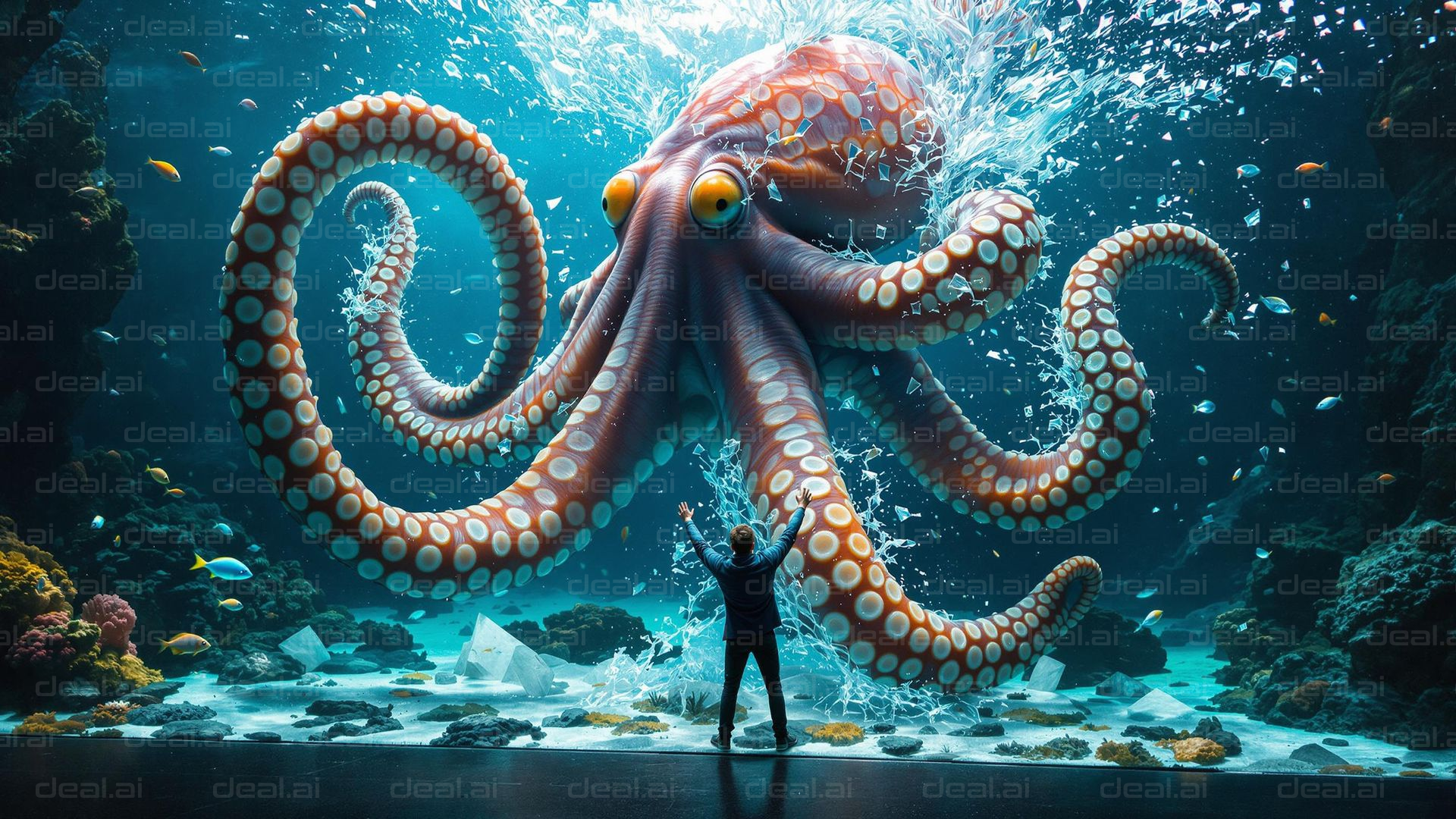 Giant Octopus Encounter