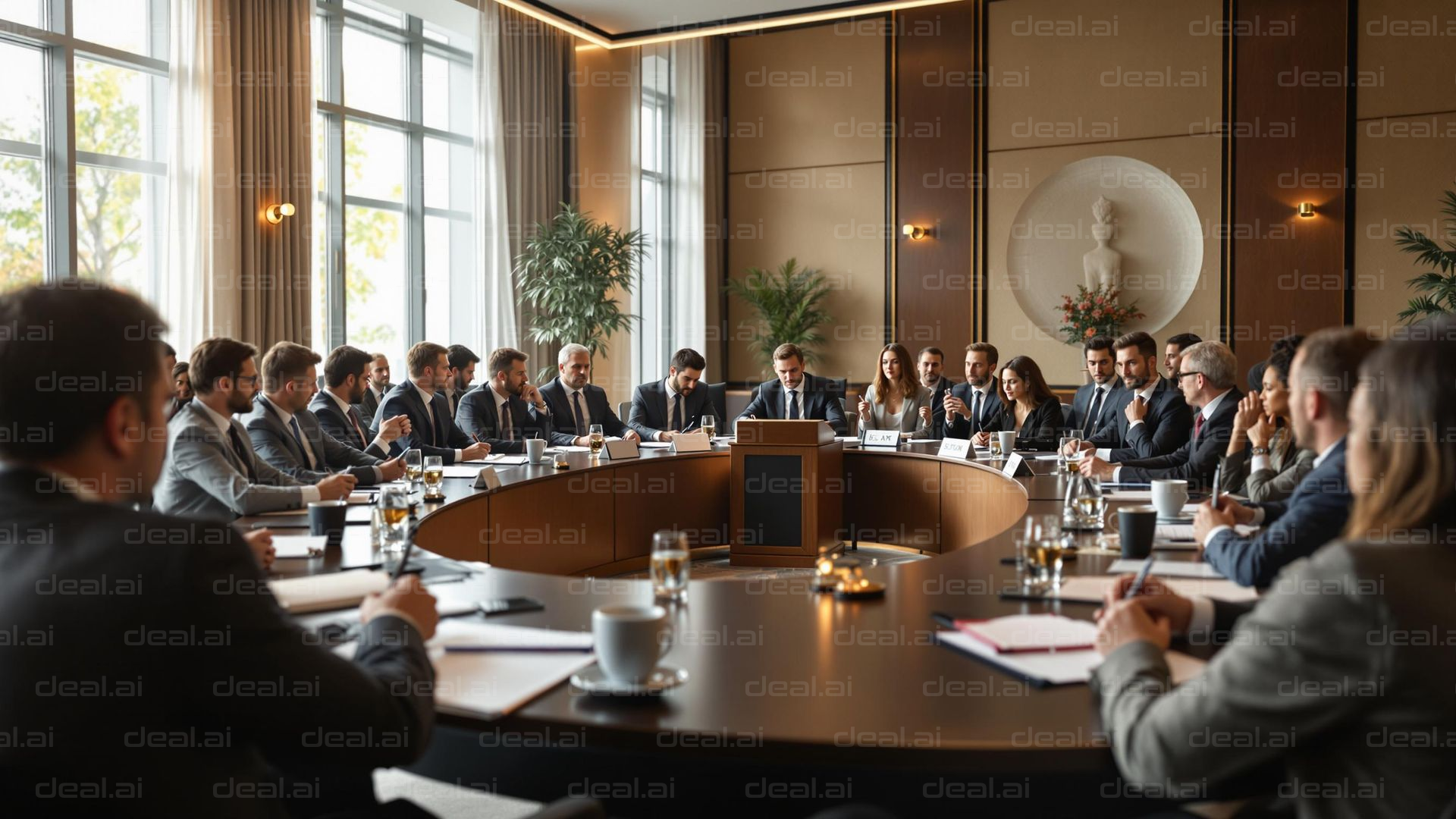 Boardroom Meeting in Progress