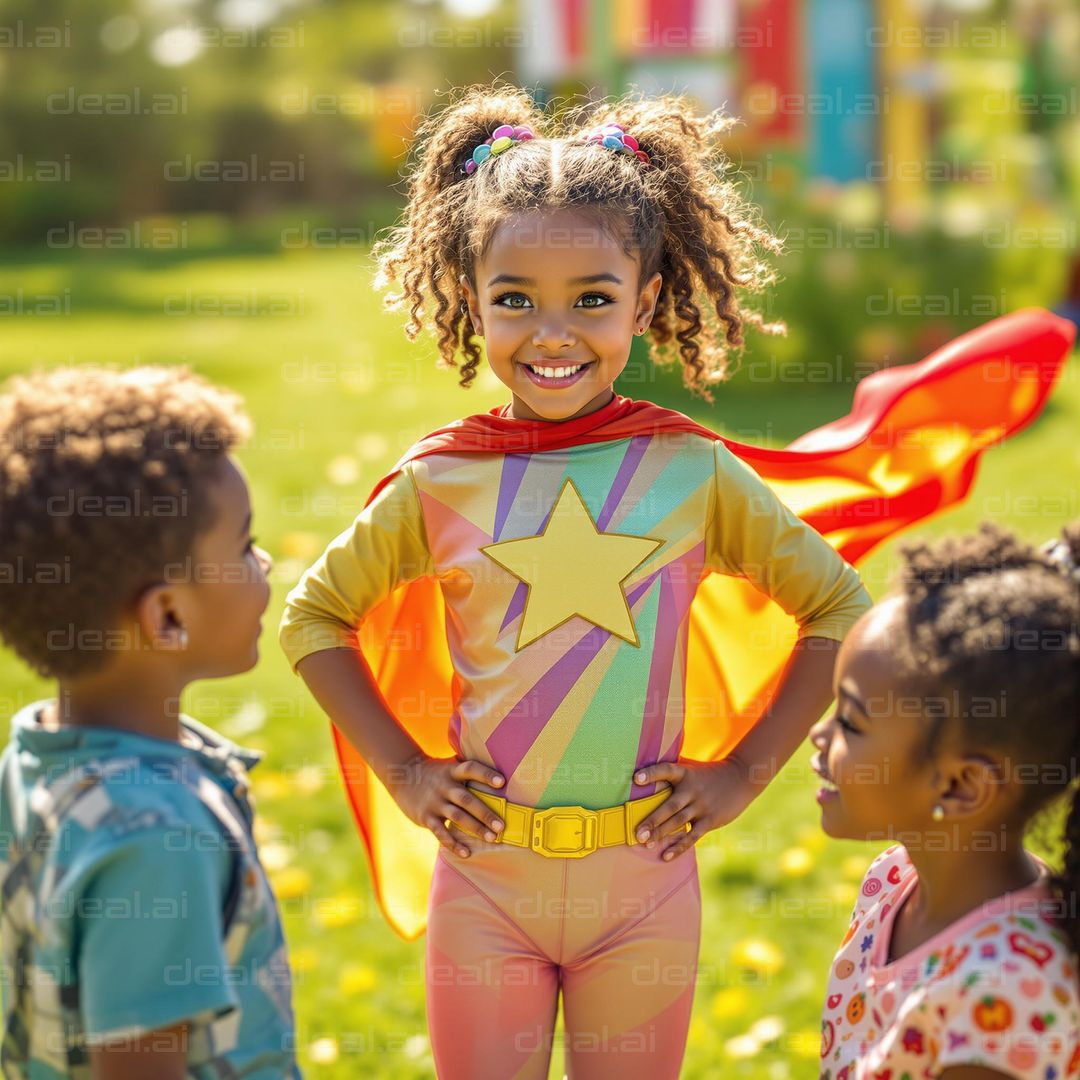 Superhero Playtime in the Park