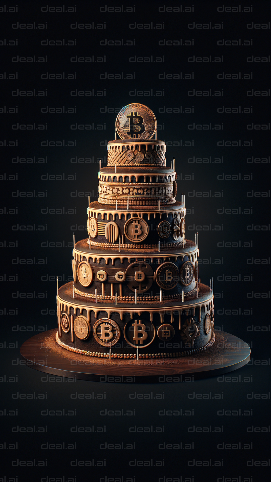 Crypto-Themed Cake Extravaganza