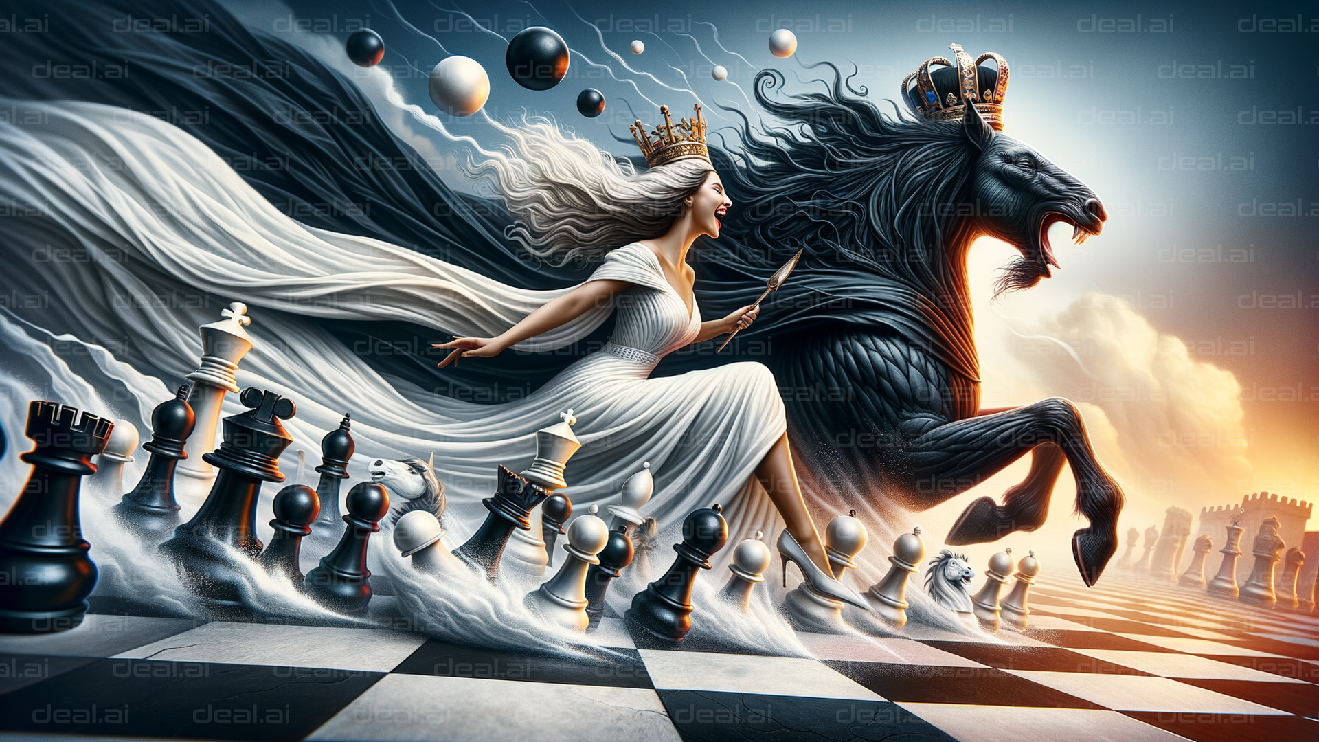 "Queen's Chess Adventure"
