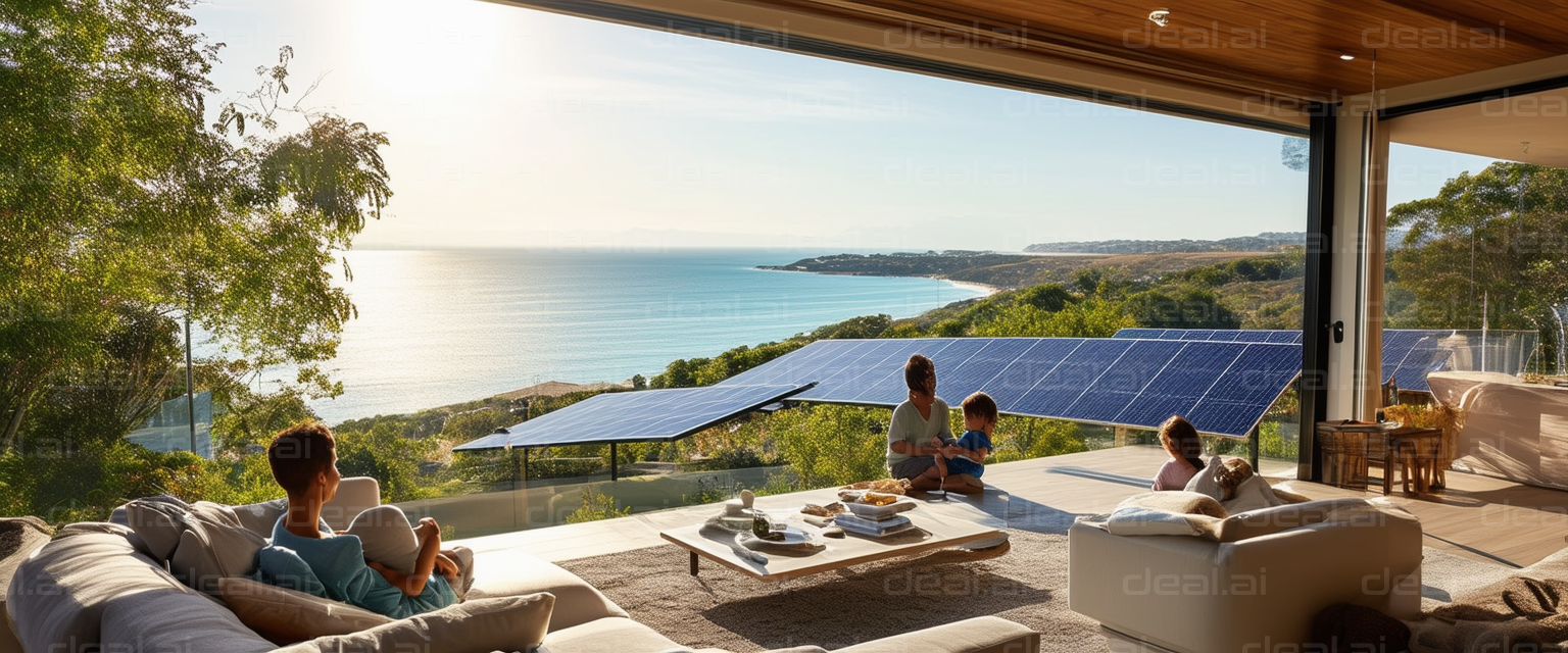 Modern Living: Solar-Powered Beachside Bliss