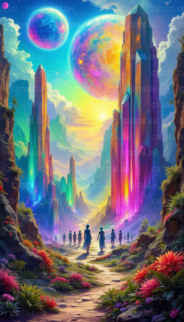 Colorful Cosmic Adventure