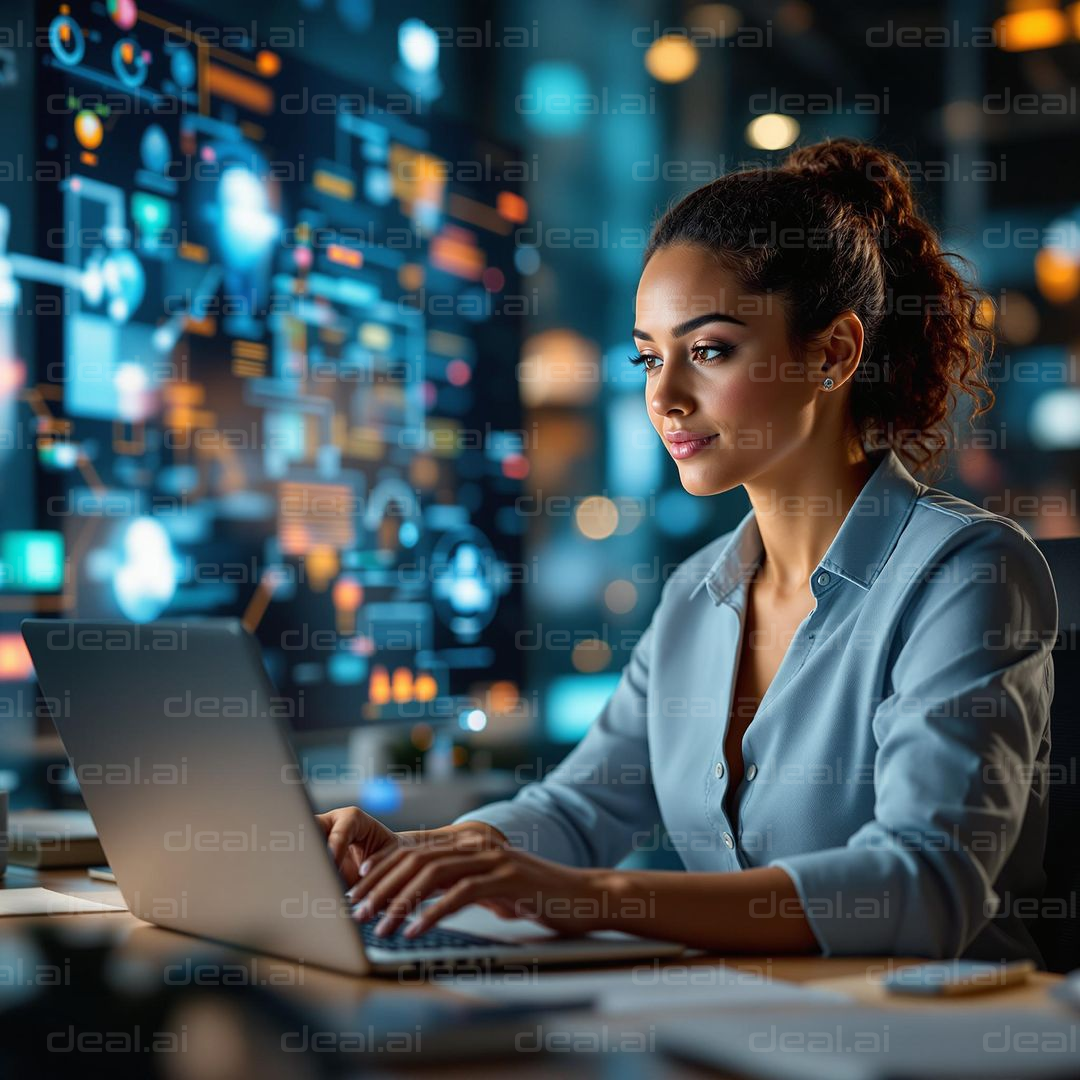 "Tech Innovator at Work"