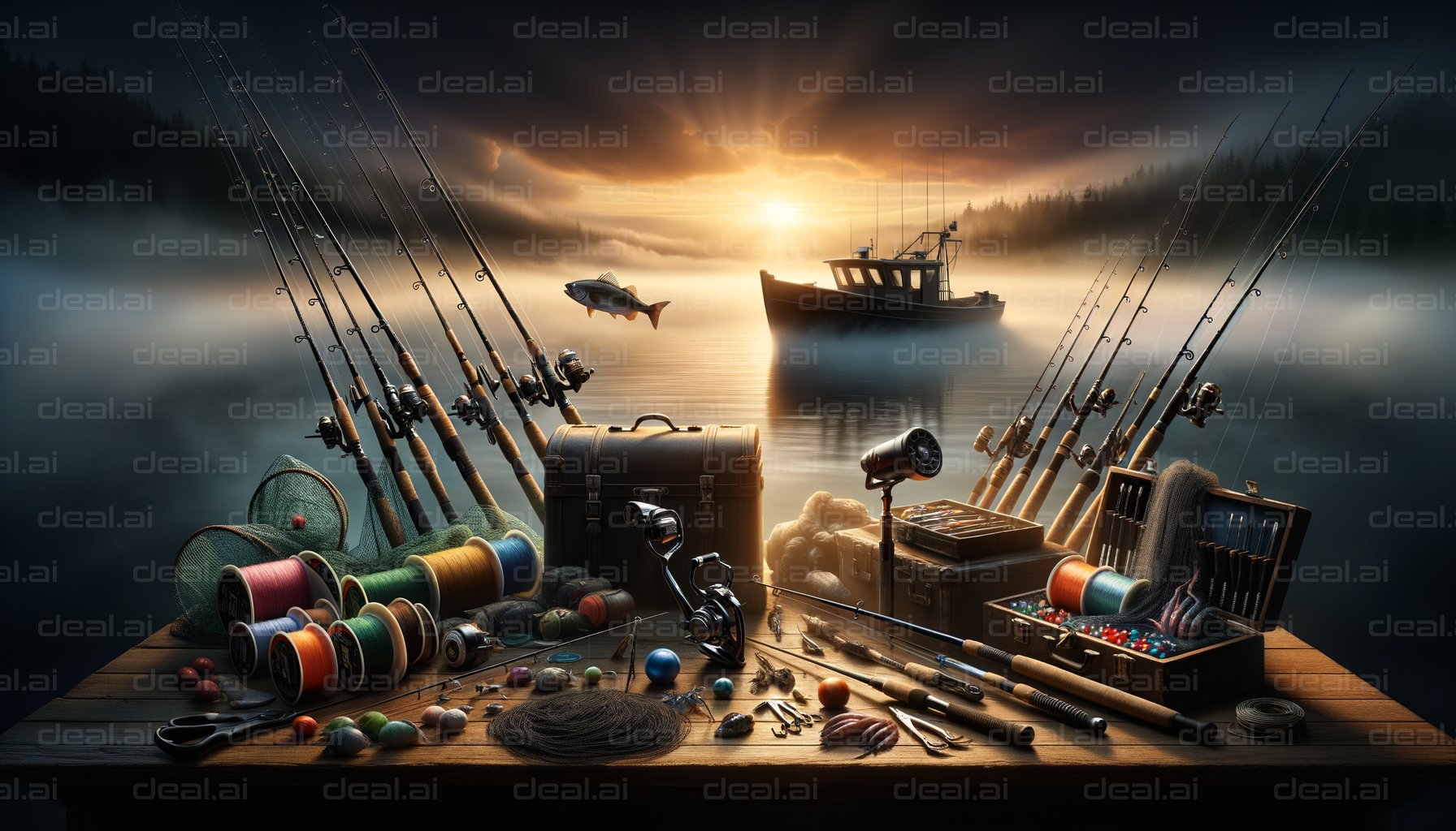 Fishing Gear at Dawn