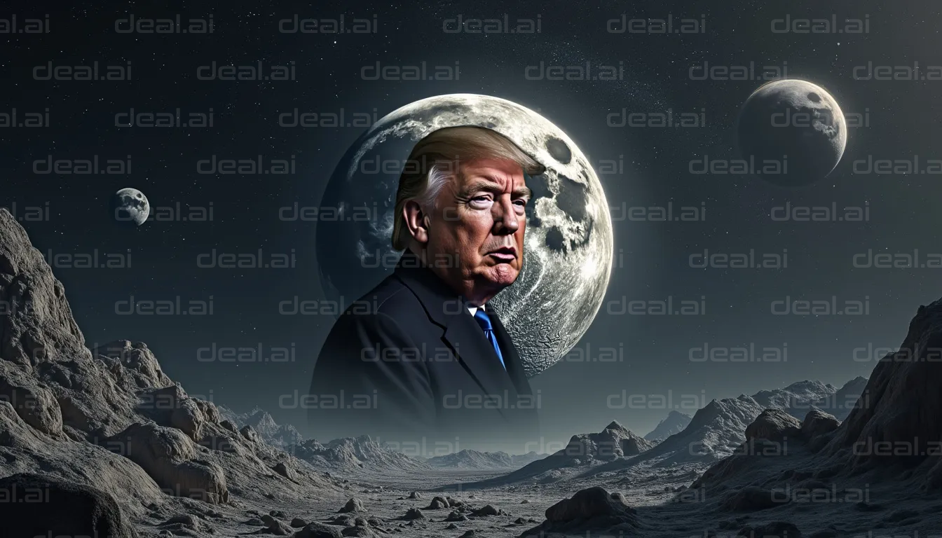 Portrait of Man on the Moon