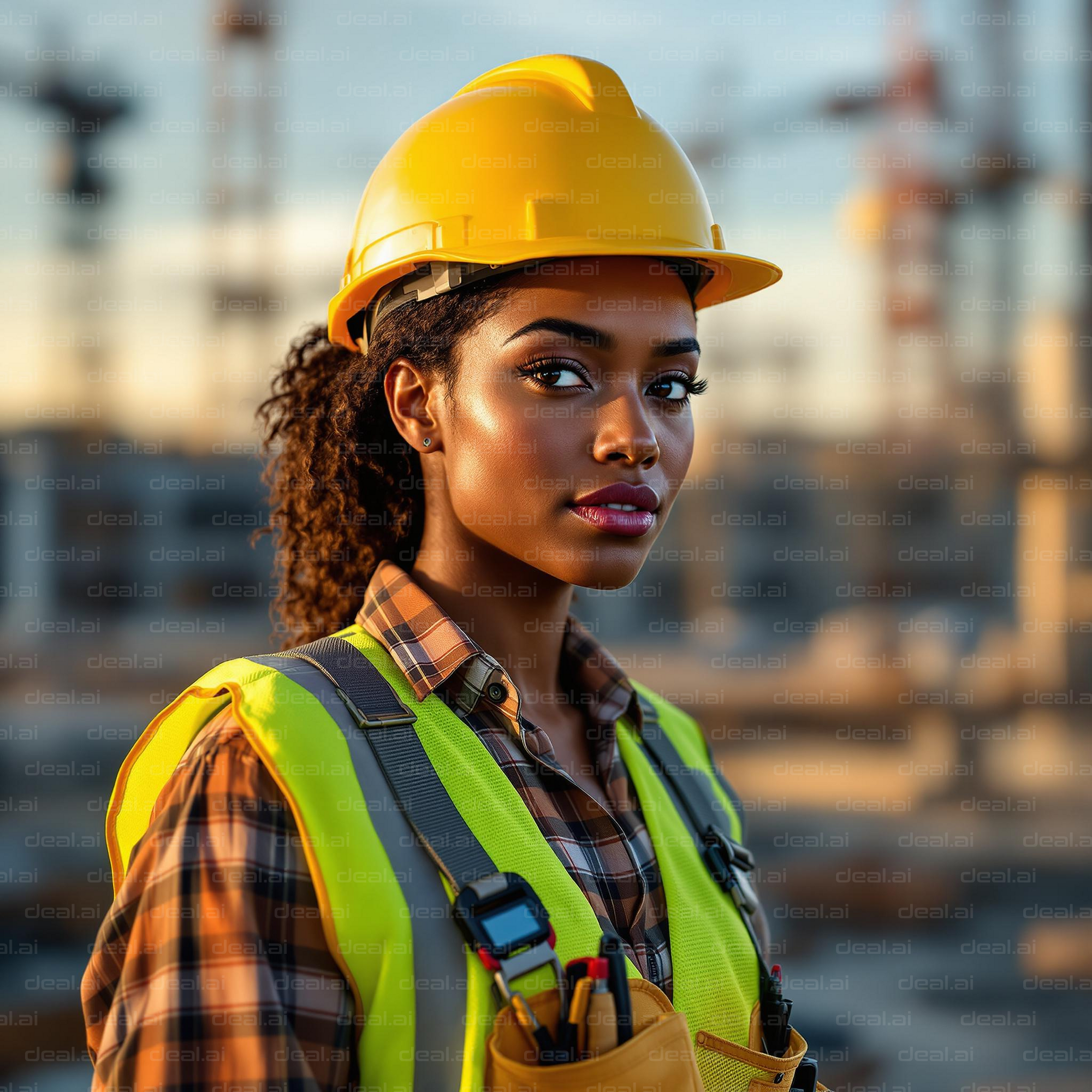 "Confident Construction Worker"