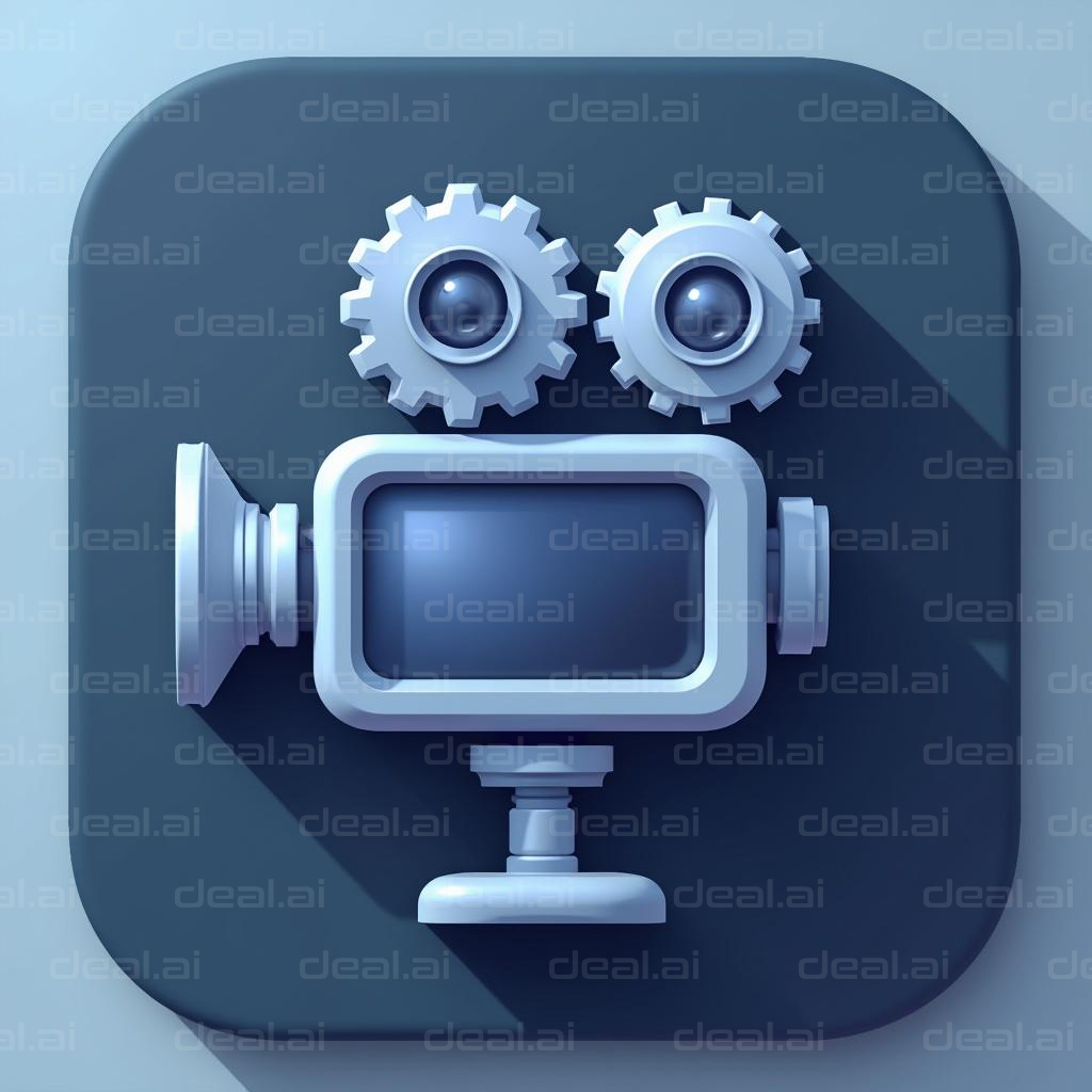 "Future Technology Robot Icon"