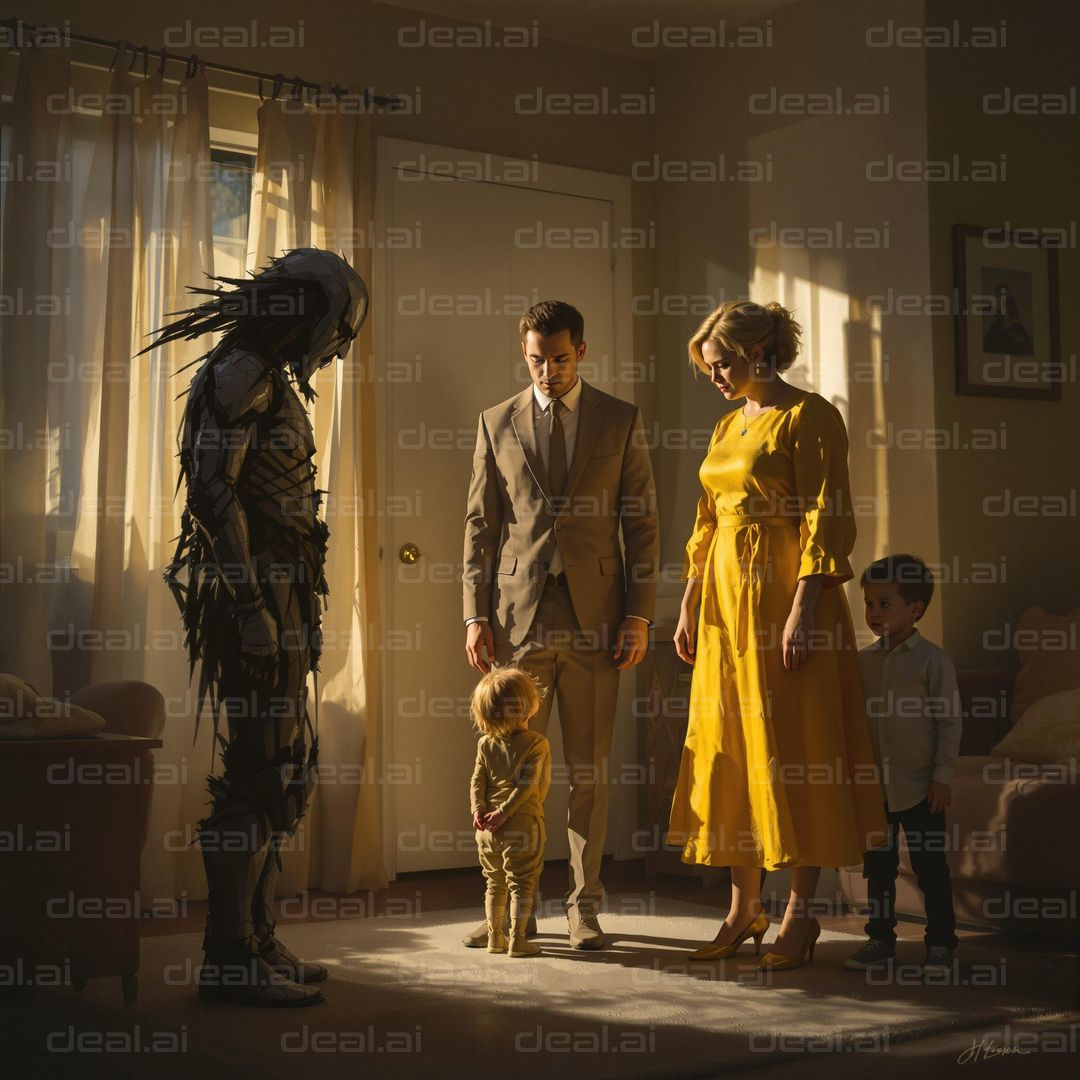 "Unexpected Visitor at Home"