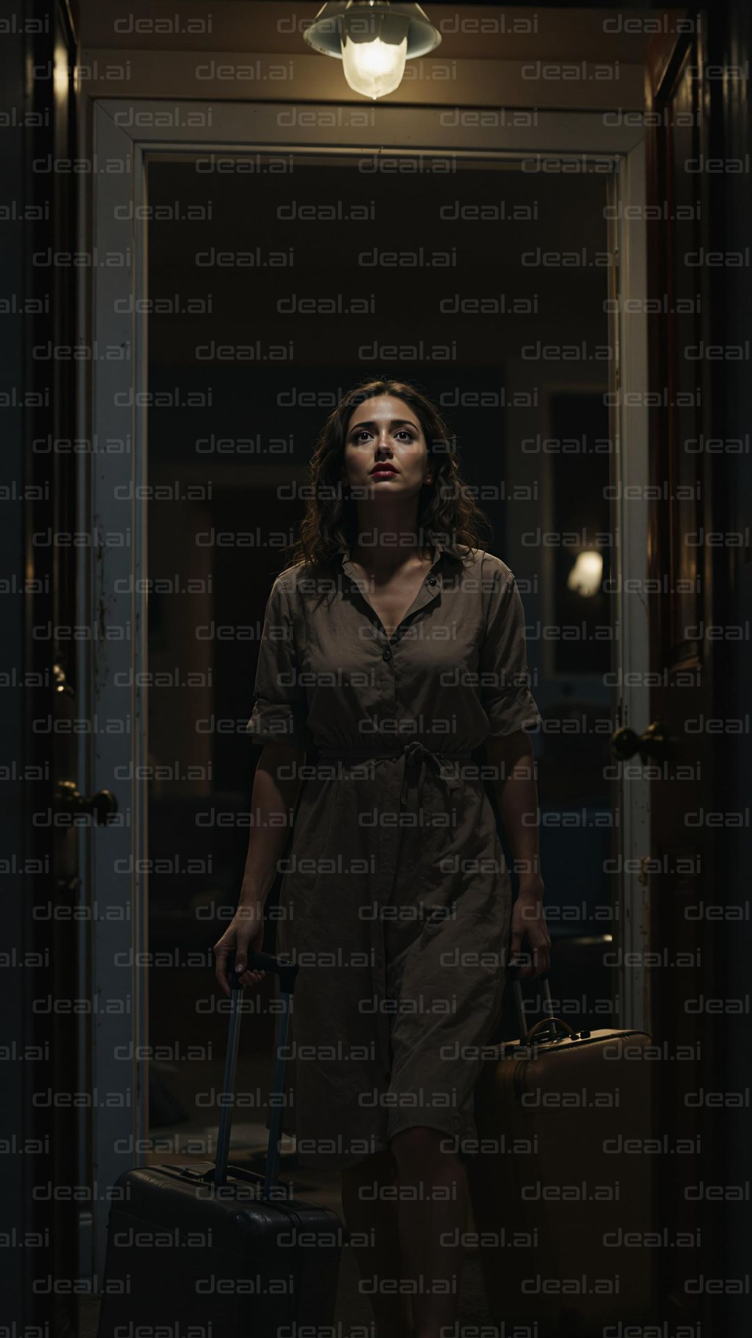 "Late Night Arrival with Luggage"