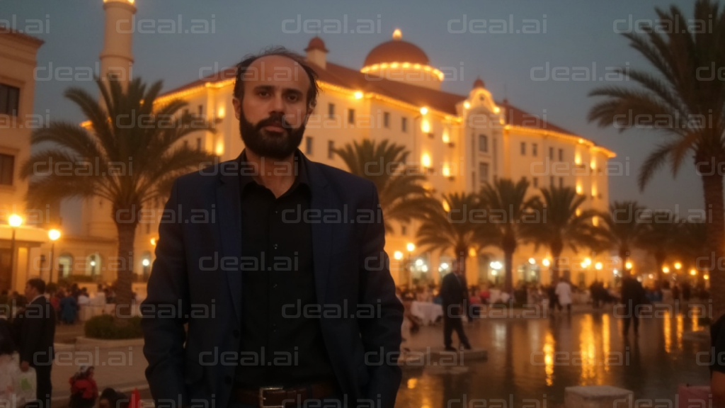 Evening Ambiance by the Grand Hotel