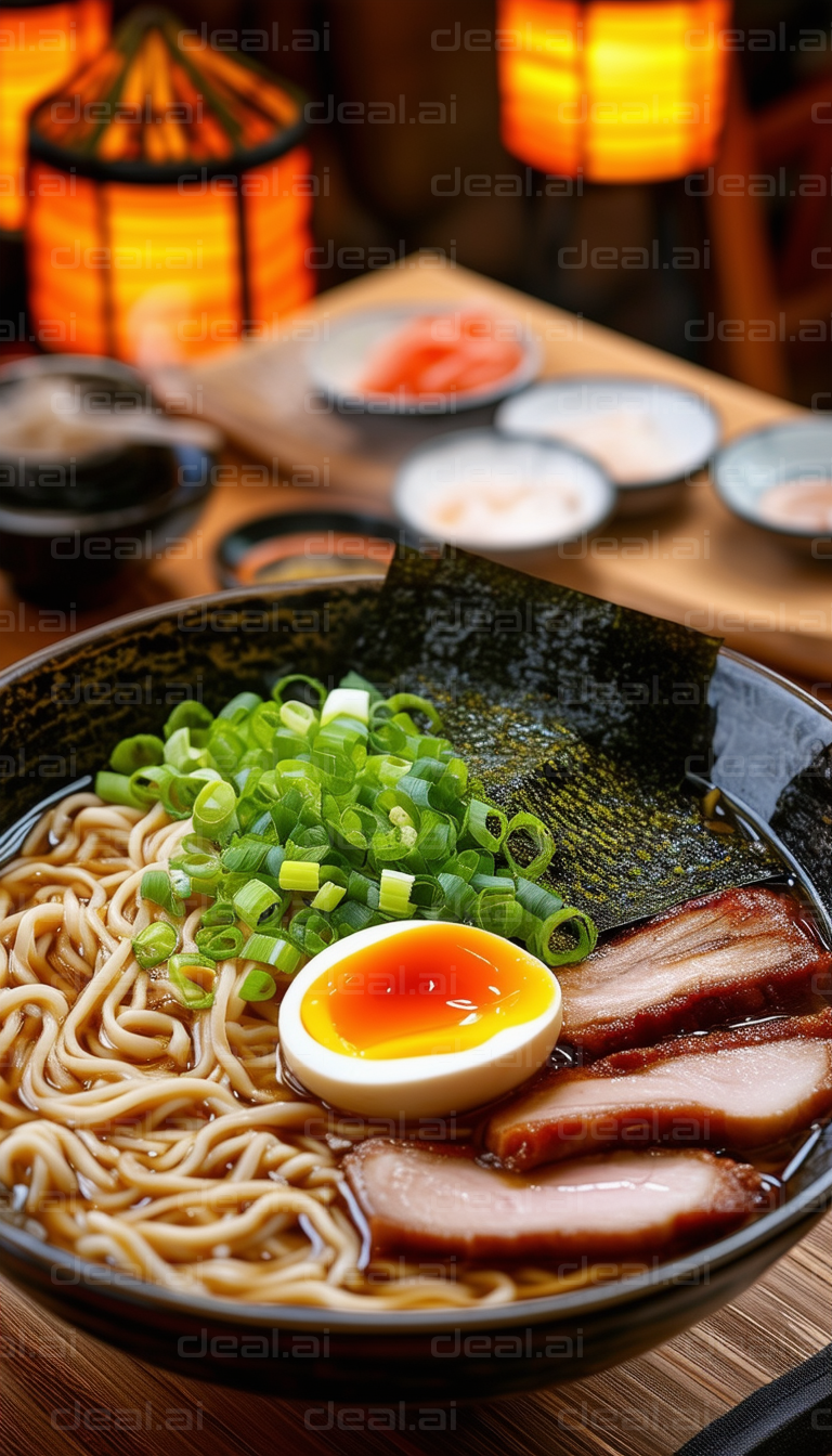 Delicious Bowl of Ramen with Egg