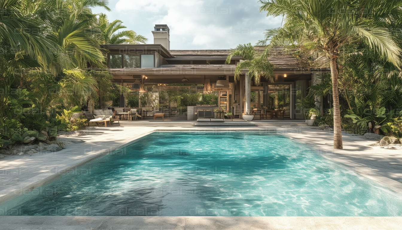 Tropical Poolside Paradise
