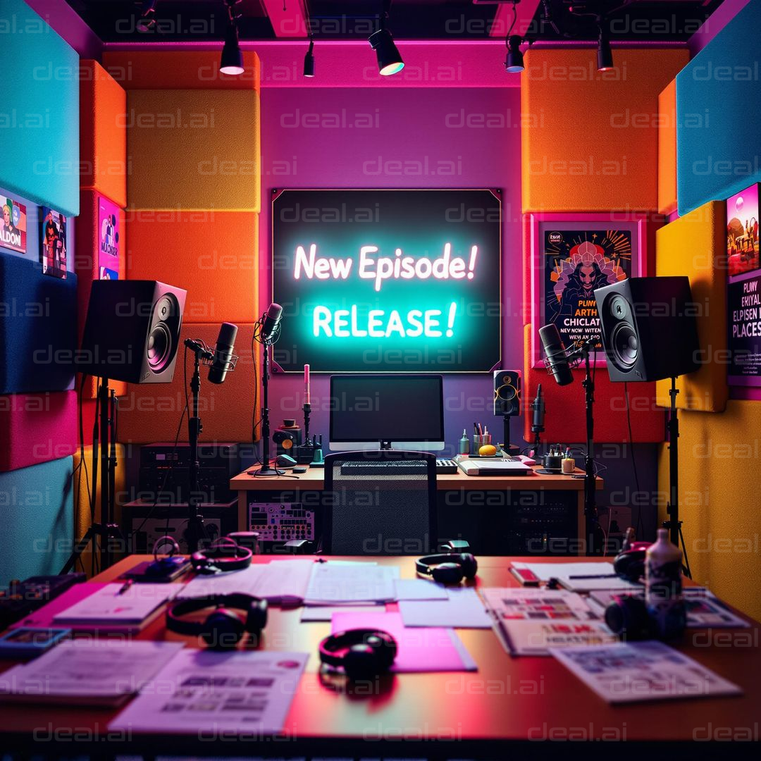 "Podcast Studio: New Episode Released!"