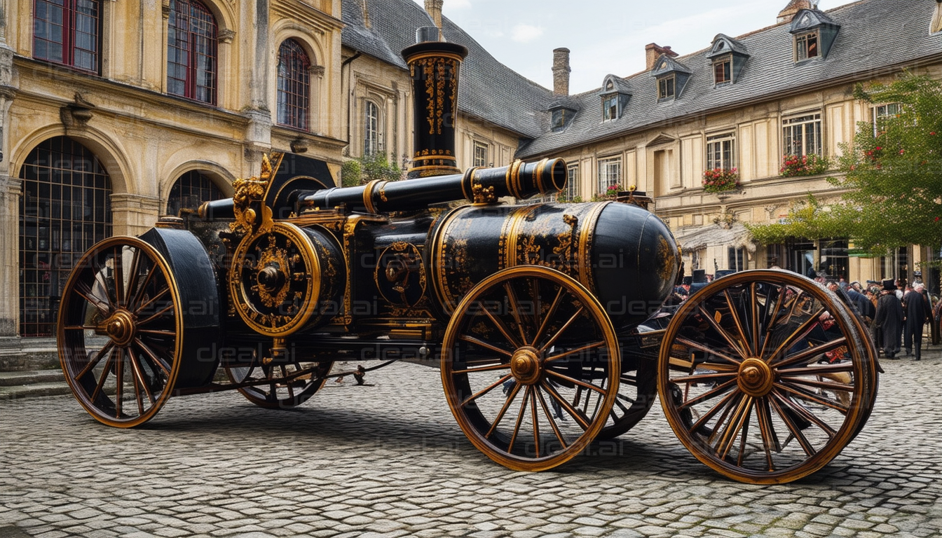 Victorian-Era Steam Engine Display