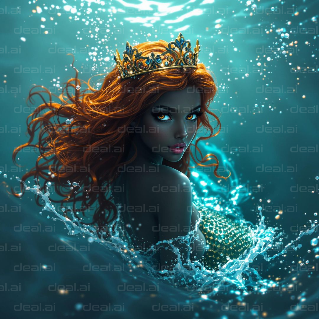 "Majestic Underwater Queen"