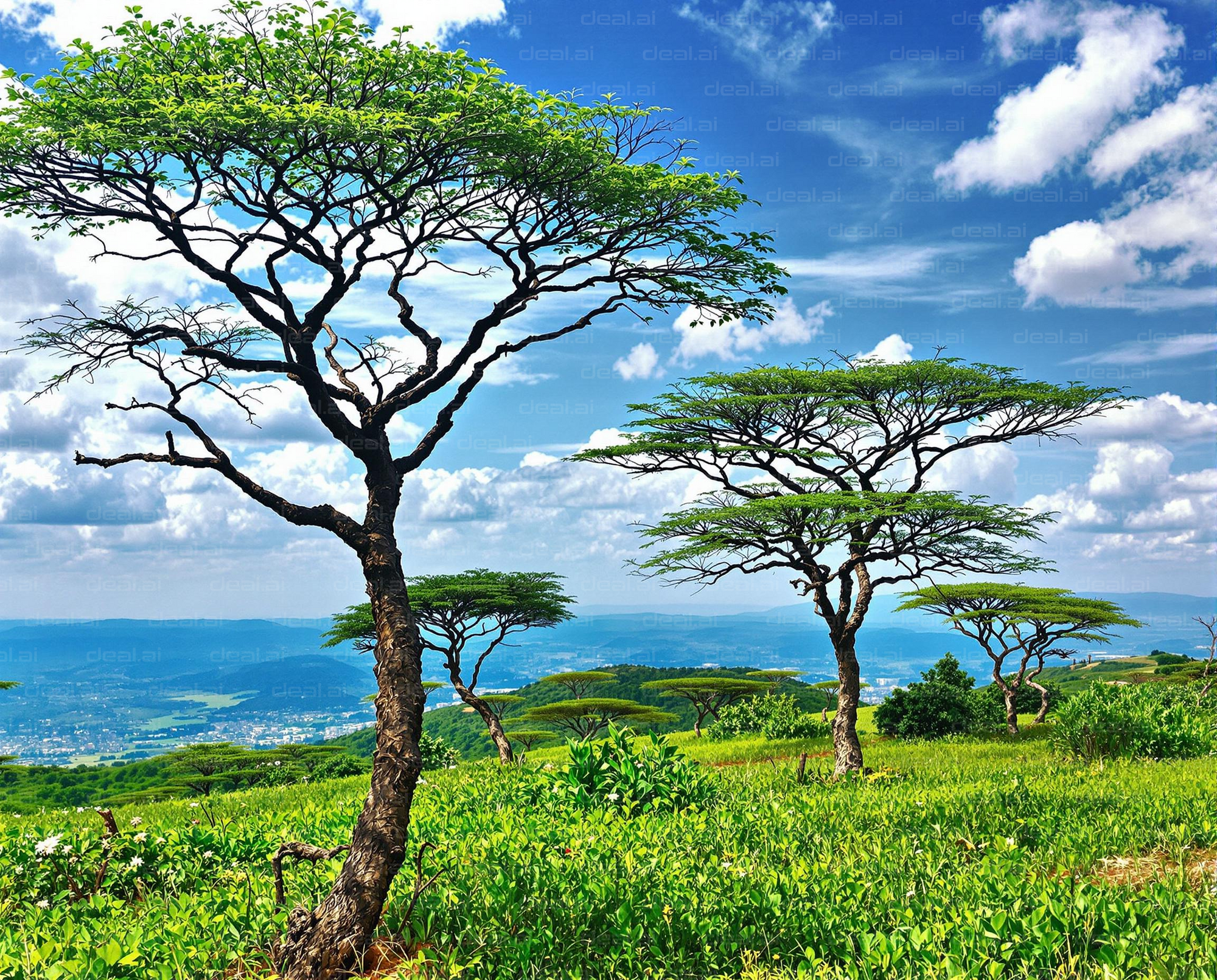 Serene Savanna Landscape