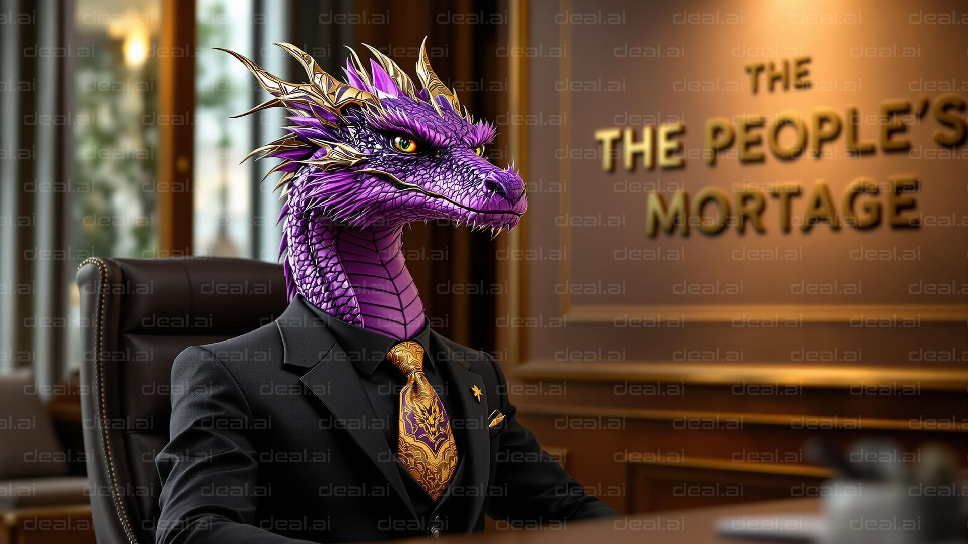 "Dragon Banker in a Suit"