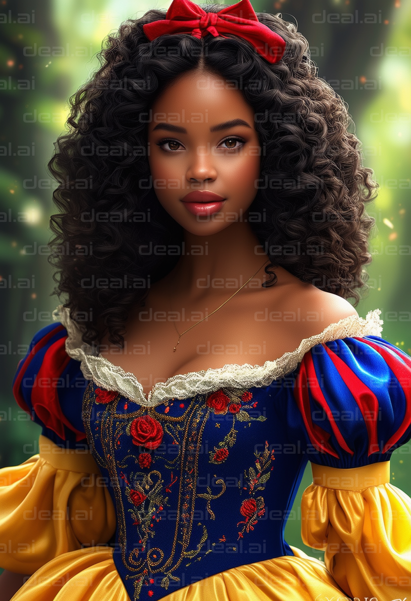 "Fairytale Princess in the Woods"