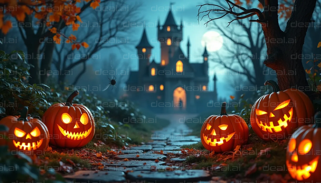 Halloween Jack-O'-Lanterns by Spooky Castle