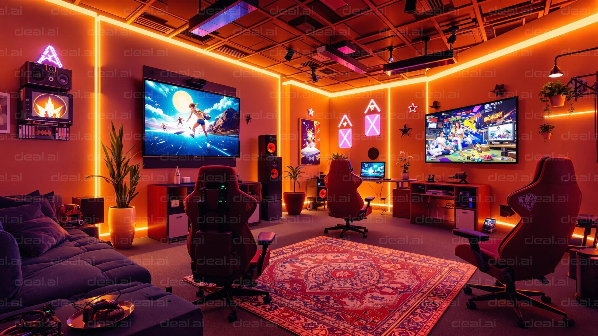 Ultimate Gamer's Paradise Room