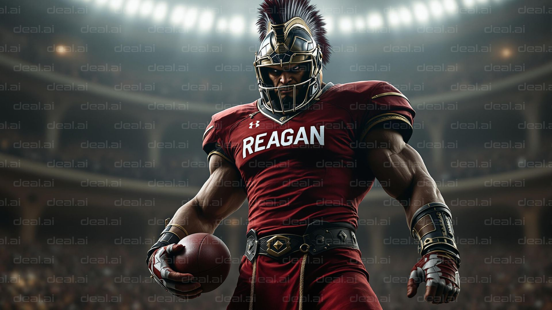 "Warrior on the Football Field"