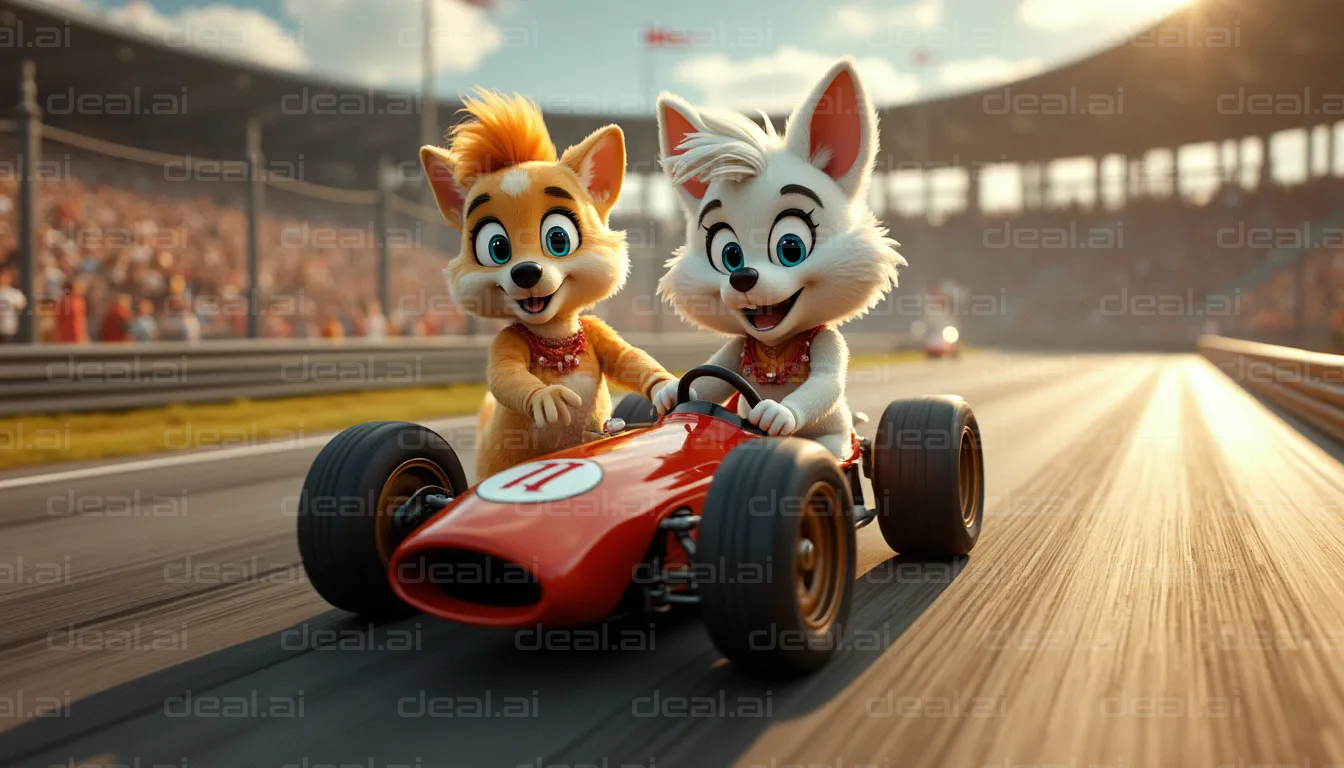 Animal Racers on the Track