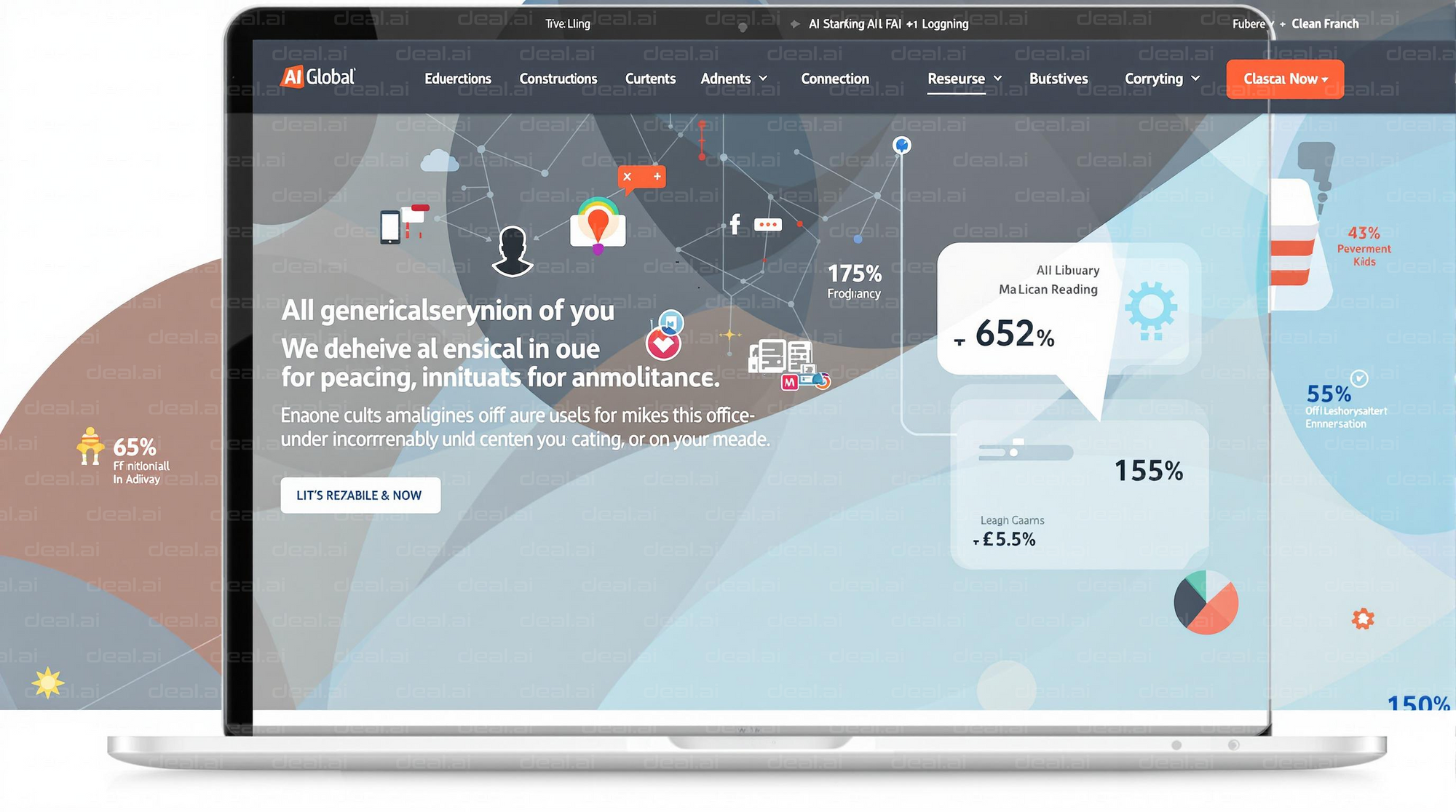 Confusing Business Dashboard Interface