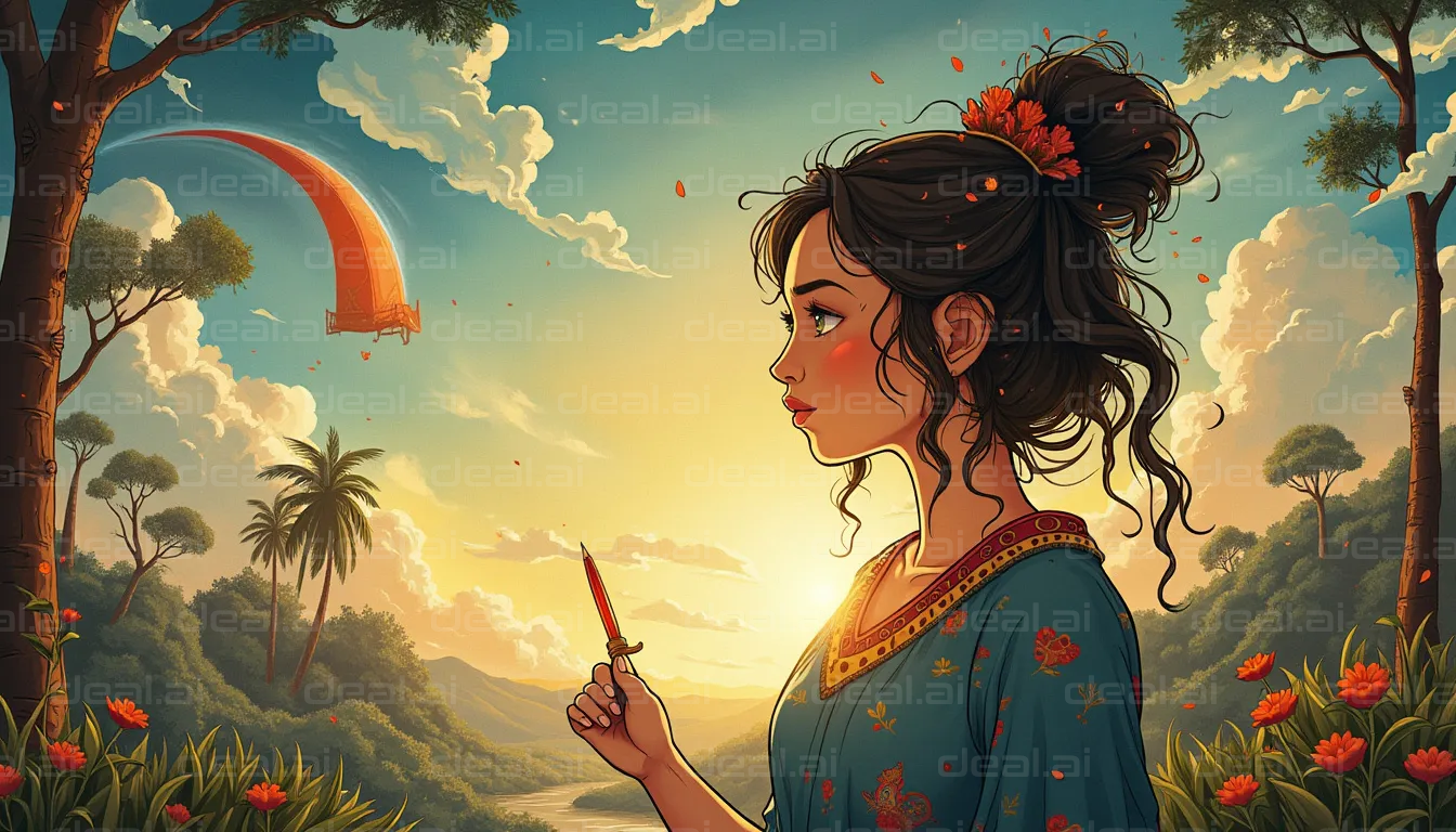 "Dreamy Sunset Reflection"