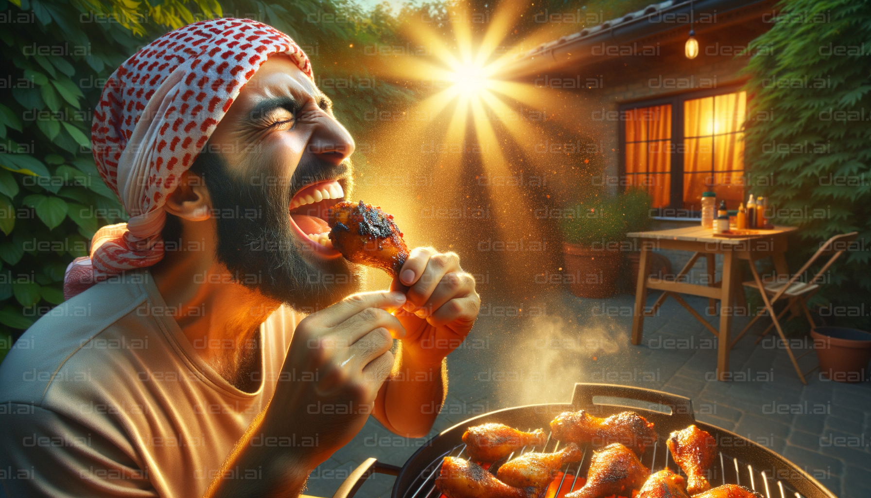 "Sunset BBQ Delight"