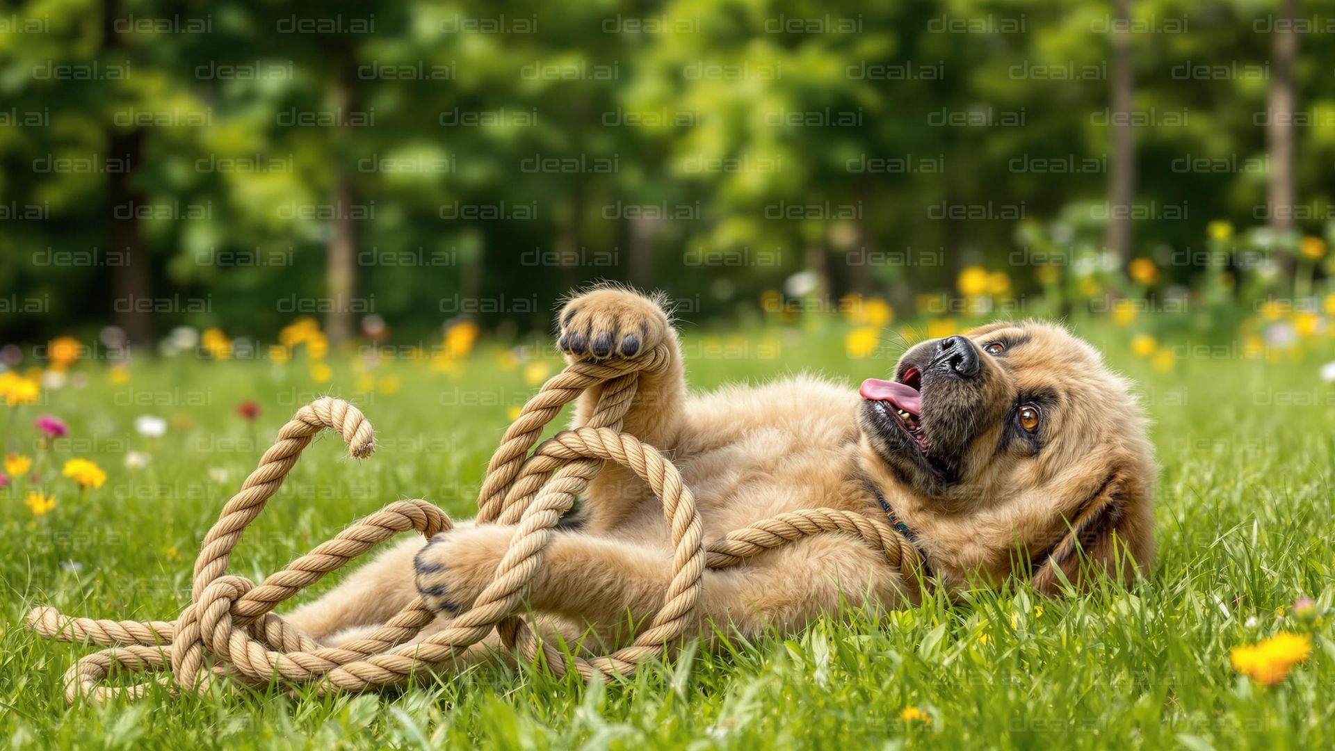 Puppy Playtime in the Park