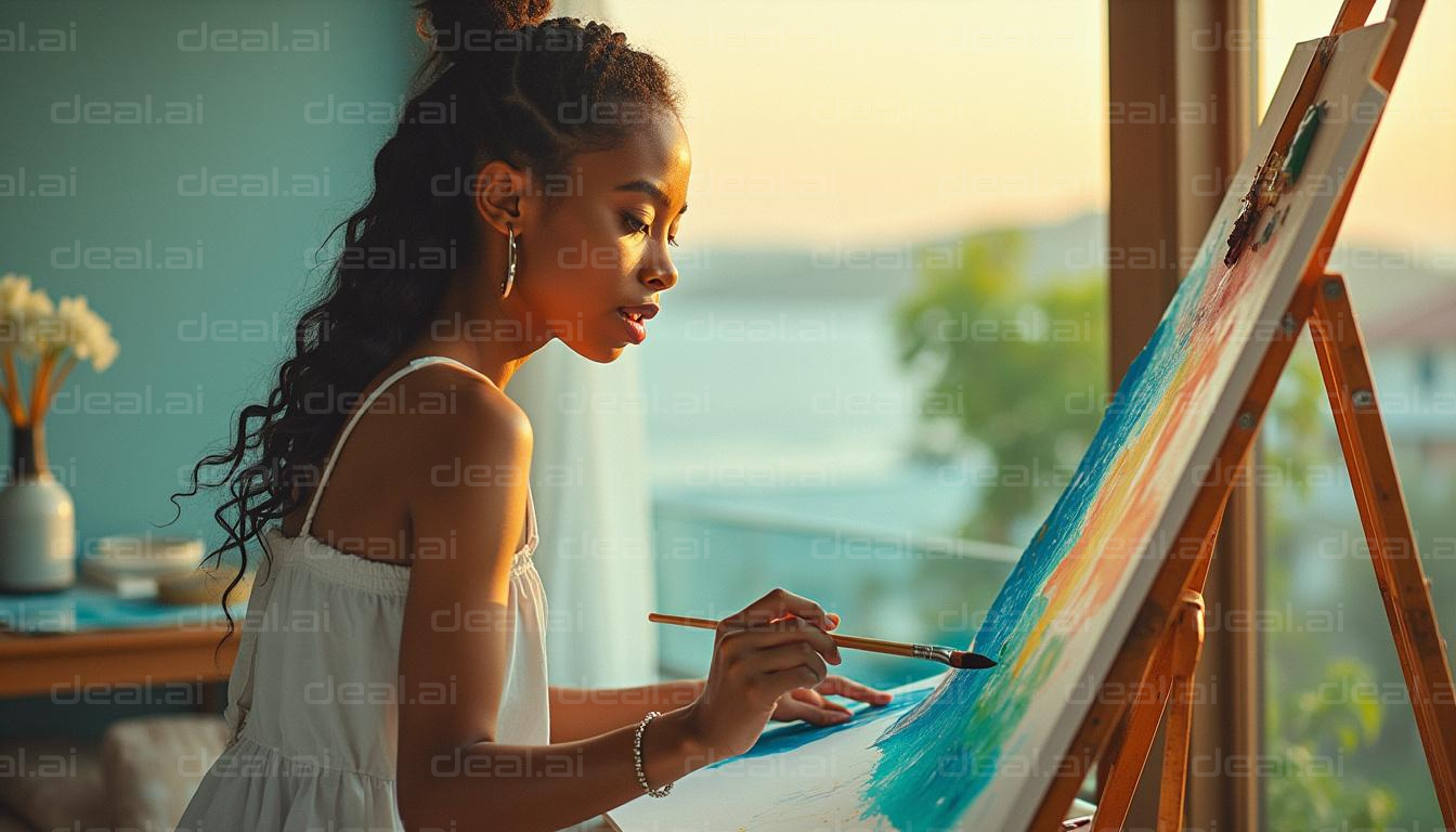 "Capturing Art by the Sunset"