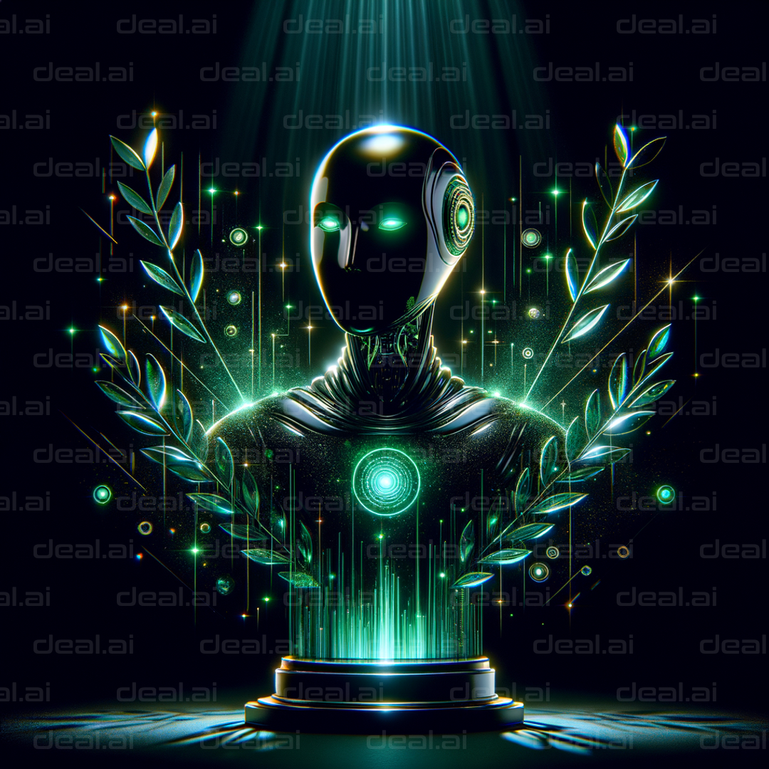 "Futuristic AI Triumph"