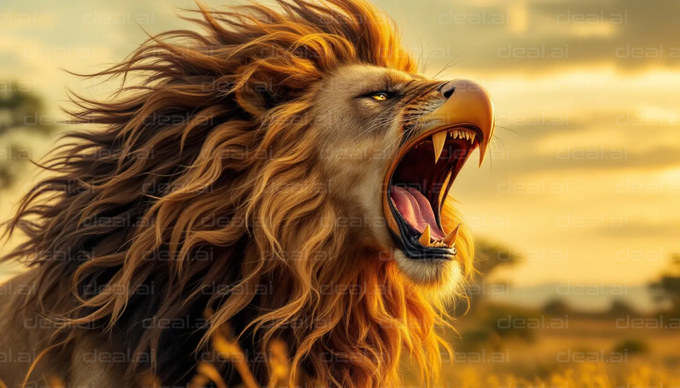 Roaring Lion in the Sunset