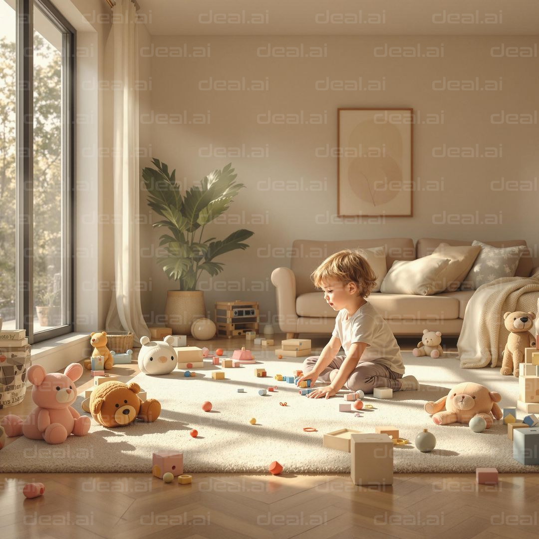 "Sunlit Playtime Serenity"