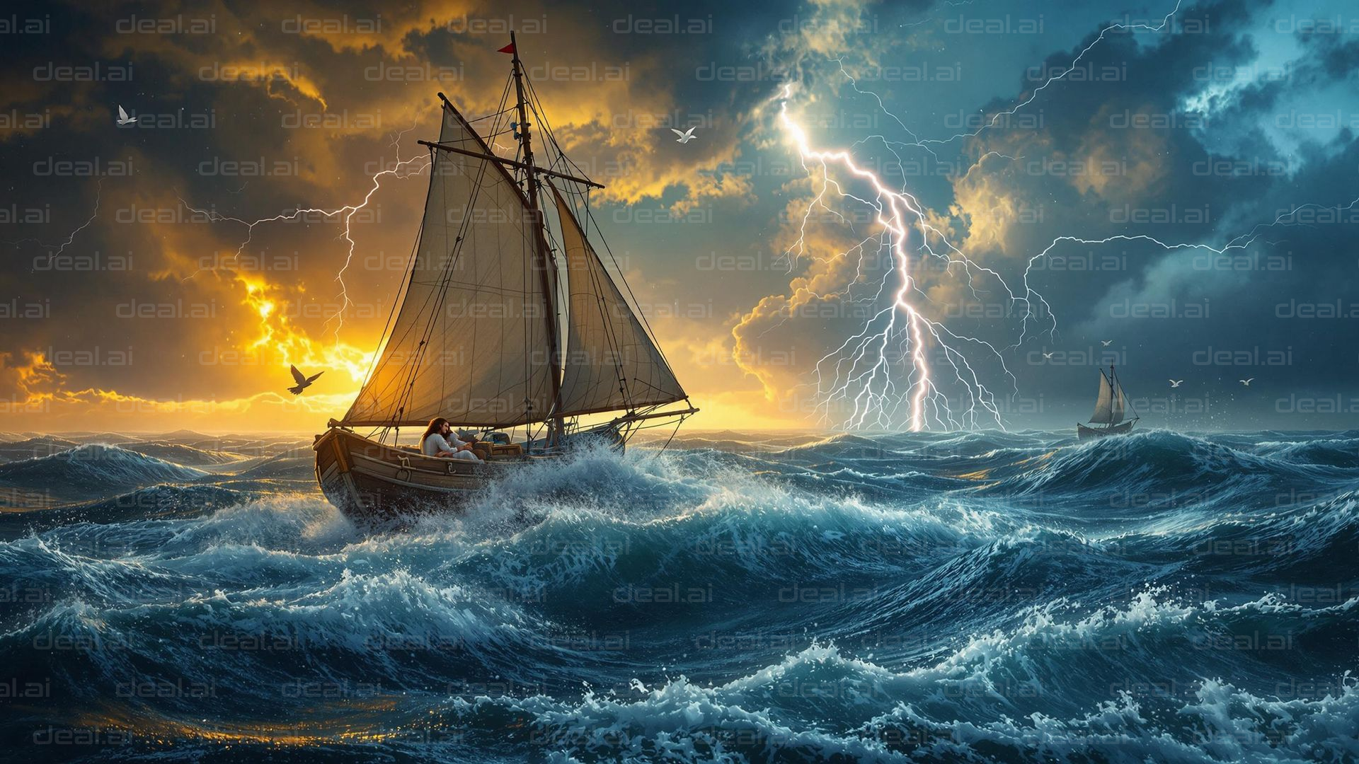 Sailing Through the Stormy Sea