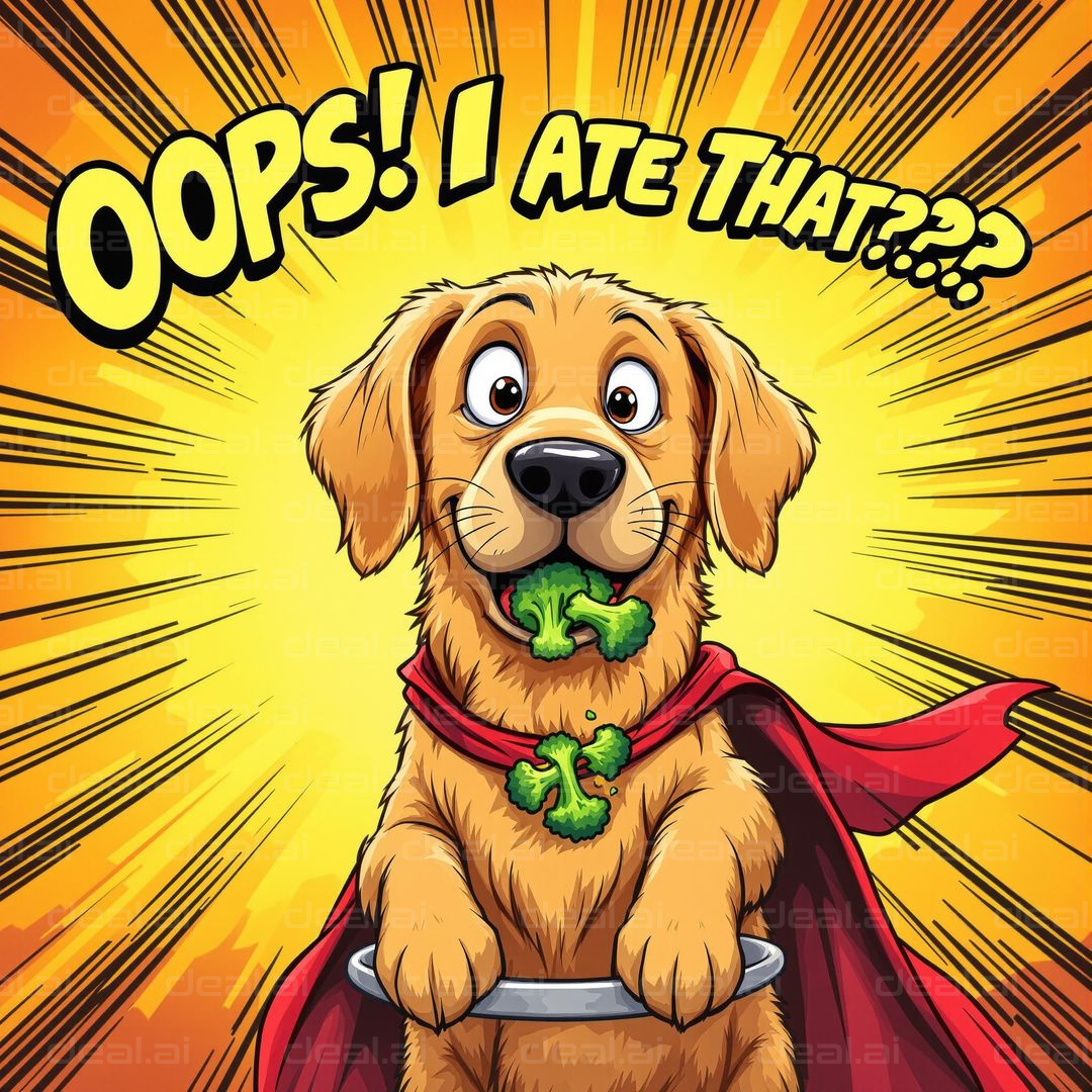 Dog's Veggie Surprise!
