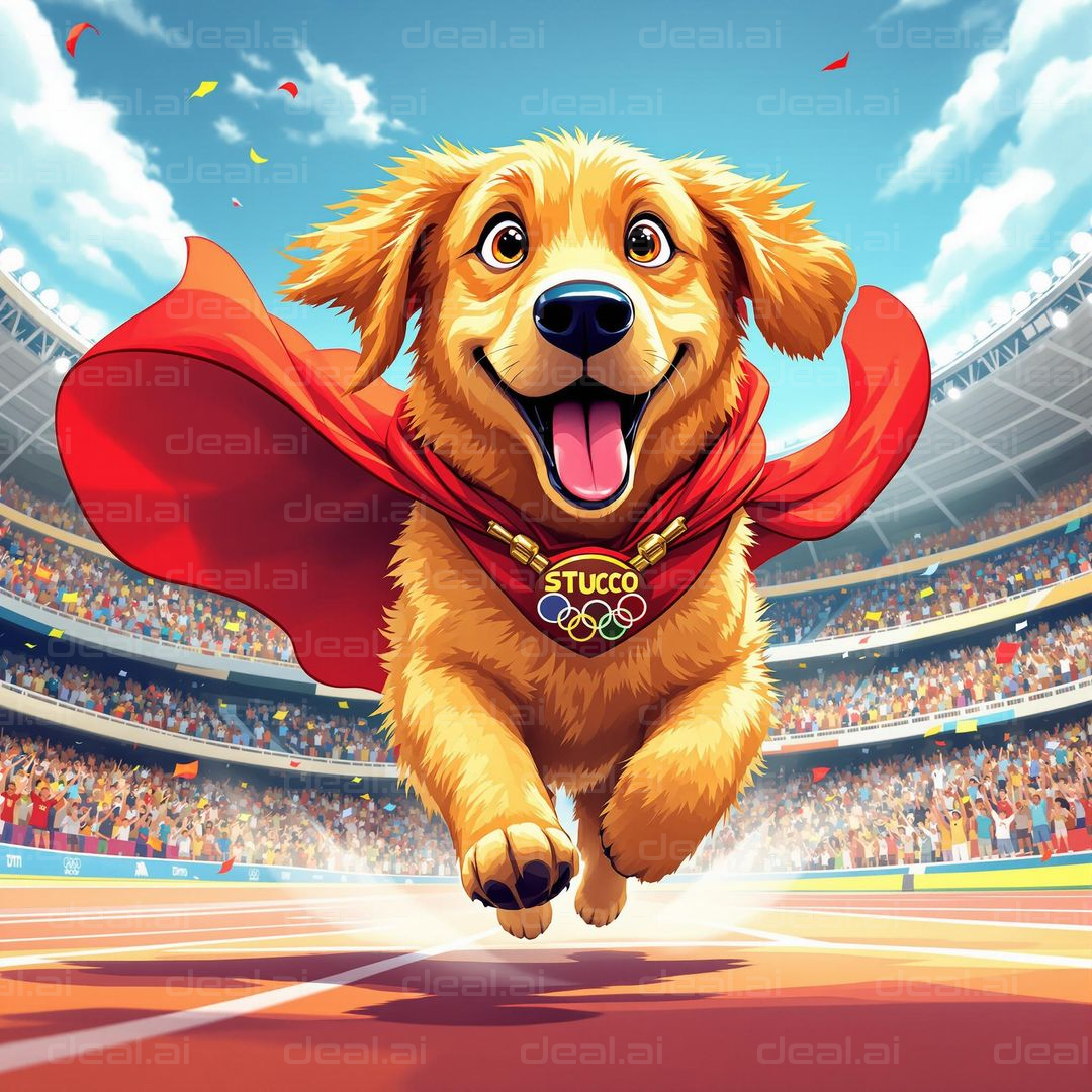 "Superdog Wins the Race"