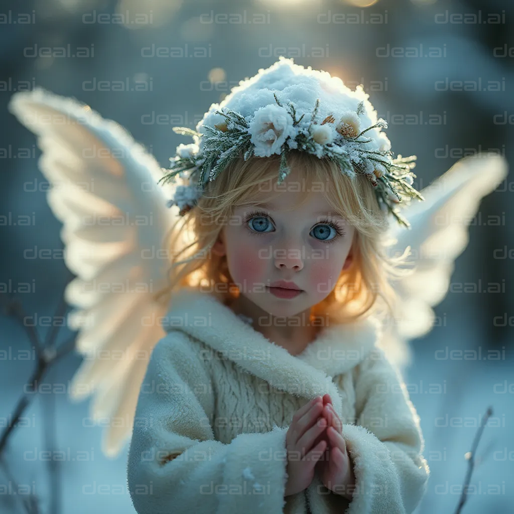 Angel in Winter Wilderness