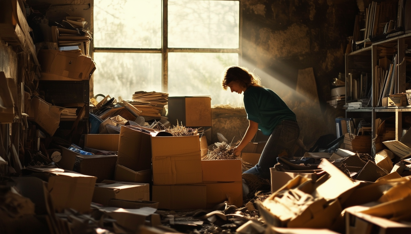 Organizing a Sunlit Storage Room