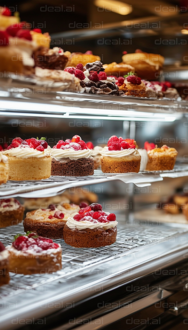Assorted Pastries with Fresh Berries